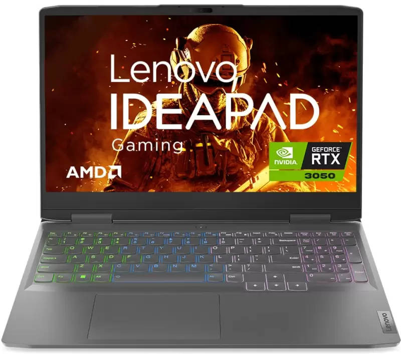 Lenovo Ideapad Gaming 3 (82SB00QJIN) Laptop (AMD Hexa Core Ryzen 5/16 GB/512 GB SSD/Windows 11/4 GB)