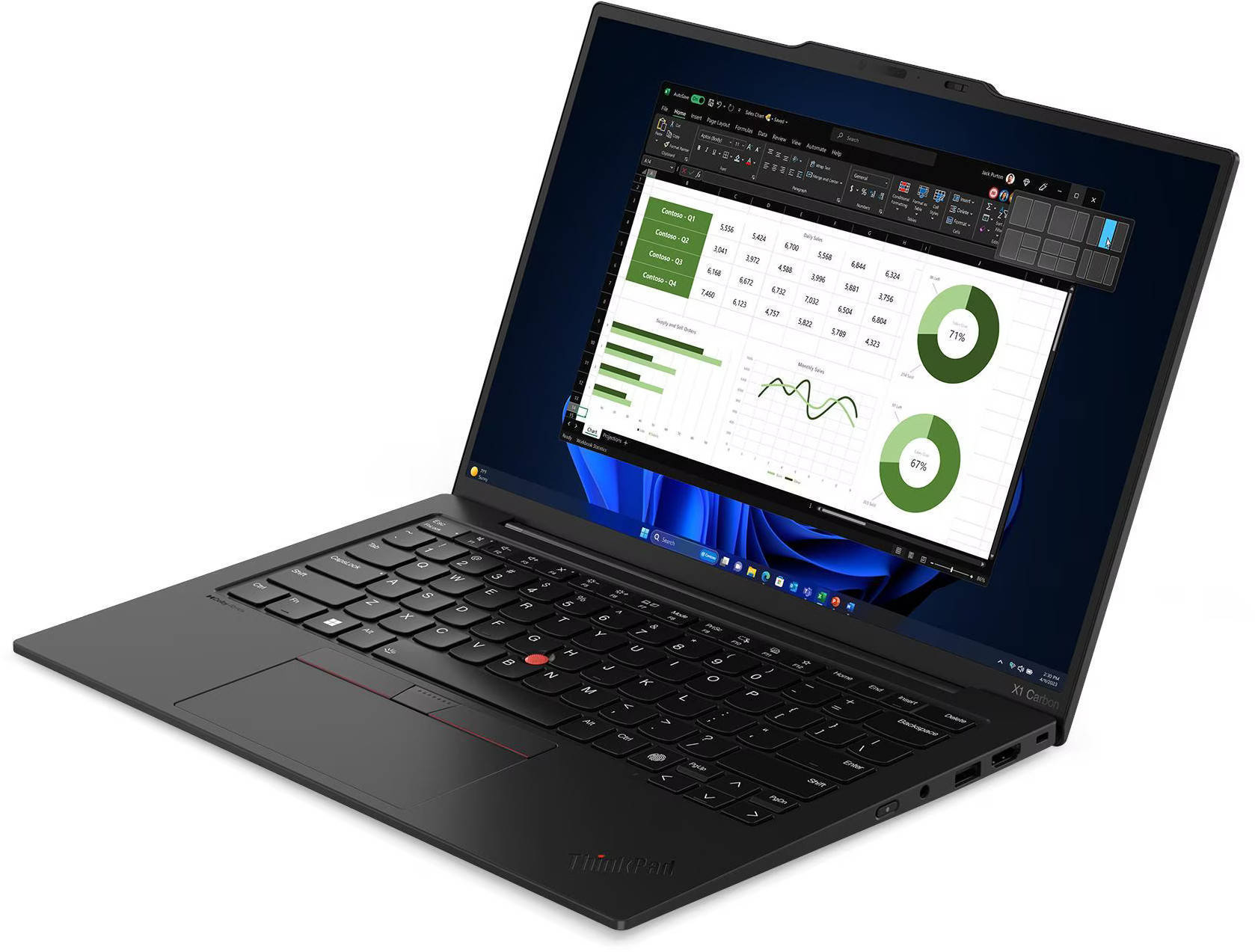 Lenovo ThinkPad X1 Carbon Gen 12 (21KCS0CW00) Laptop (Core Ultra 7/32 GB/1 TB SSD/Windows 11)