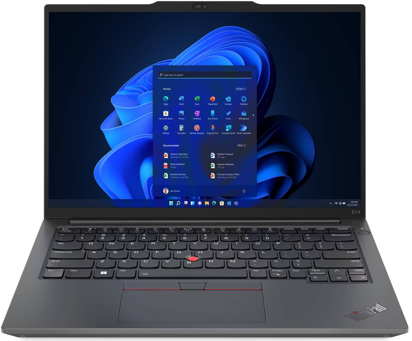 Lenovo ThinkPad E14 Gen 5 (21JKS0QP00) Laptop (Core i7 13th Gen/16 GB/512 GB SSD/DOS)