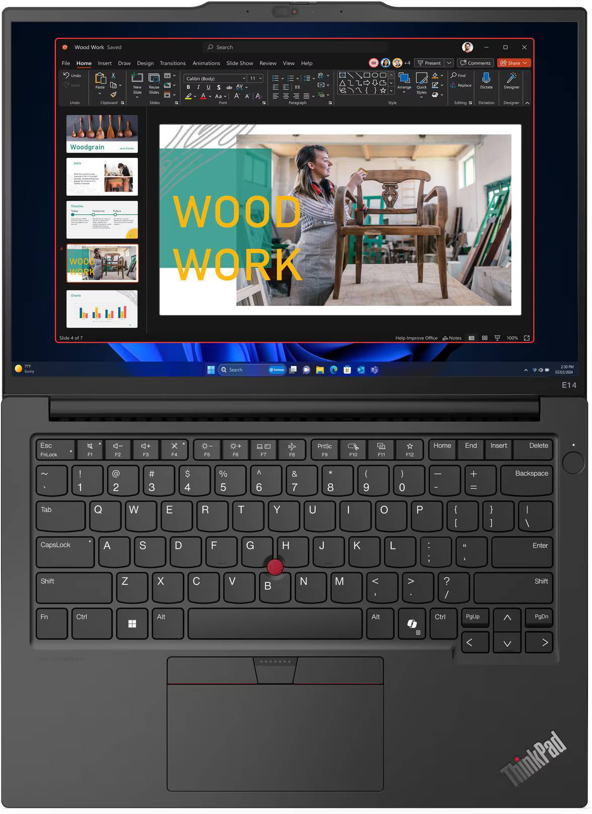 Lenovo ThinkPad E14 Gen 6 (21M70062IG) Laptop (Core Ultra 5/16 GB/512 GB SSD/DOS)