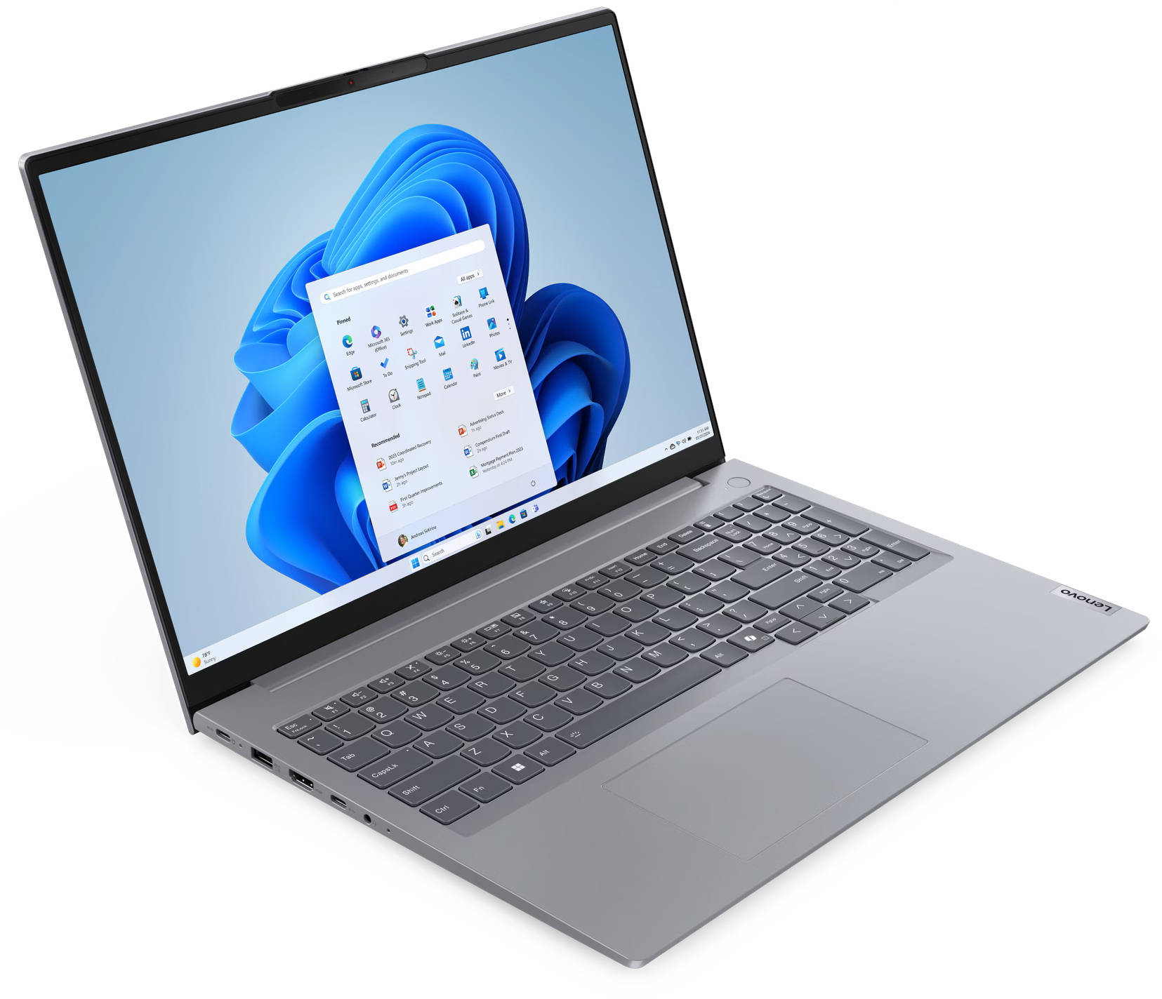 Lenovo ThinkBook 16 Gen 7 (21MW008YIN) Laptop (AMD Hexa Core Ryzen 5/16 GB/512 GB SSD/Windows 11)