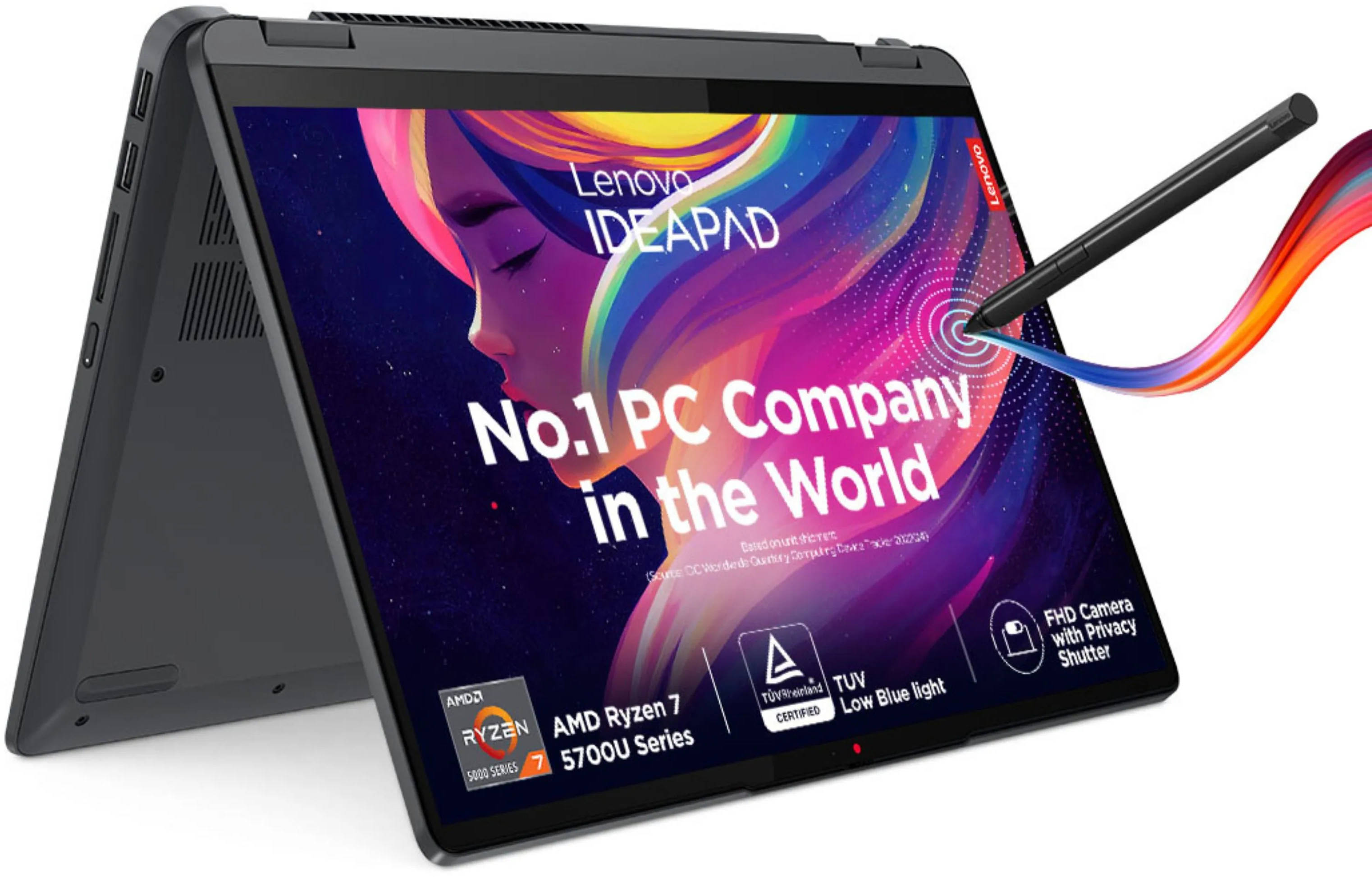 Lenovo IdeaPad Flex 5 Gen 7 (82R900D8IN) Laptop (AMD Octa Core Ryzen 7/16 GB/512 GB SSD/Windows 11)