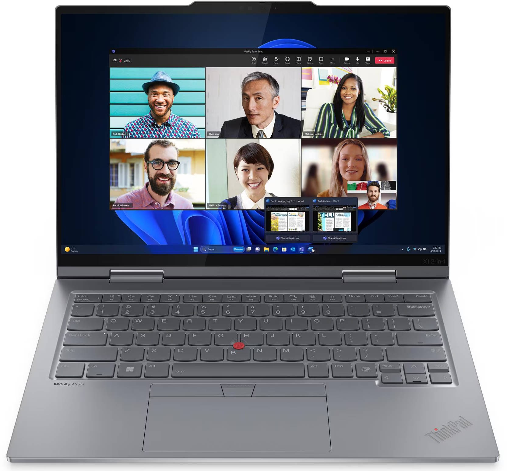 Lenovo Thinkpad X1 Gen 9 (21KES08L00) Laptop (Core Ultra 7/32 GB/1 TB SSD/Windows 11)