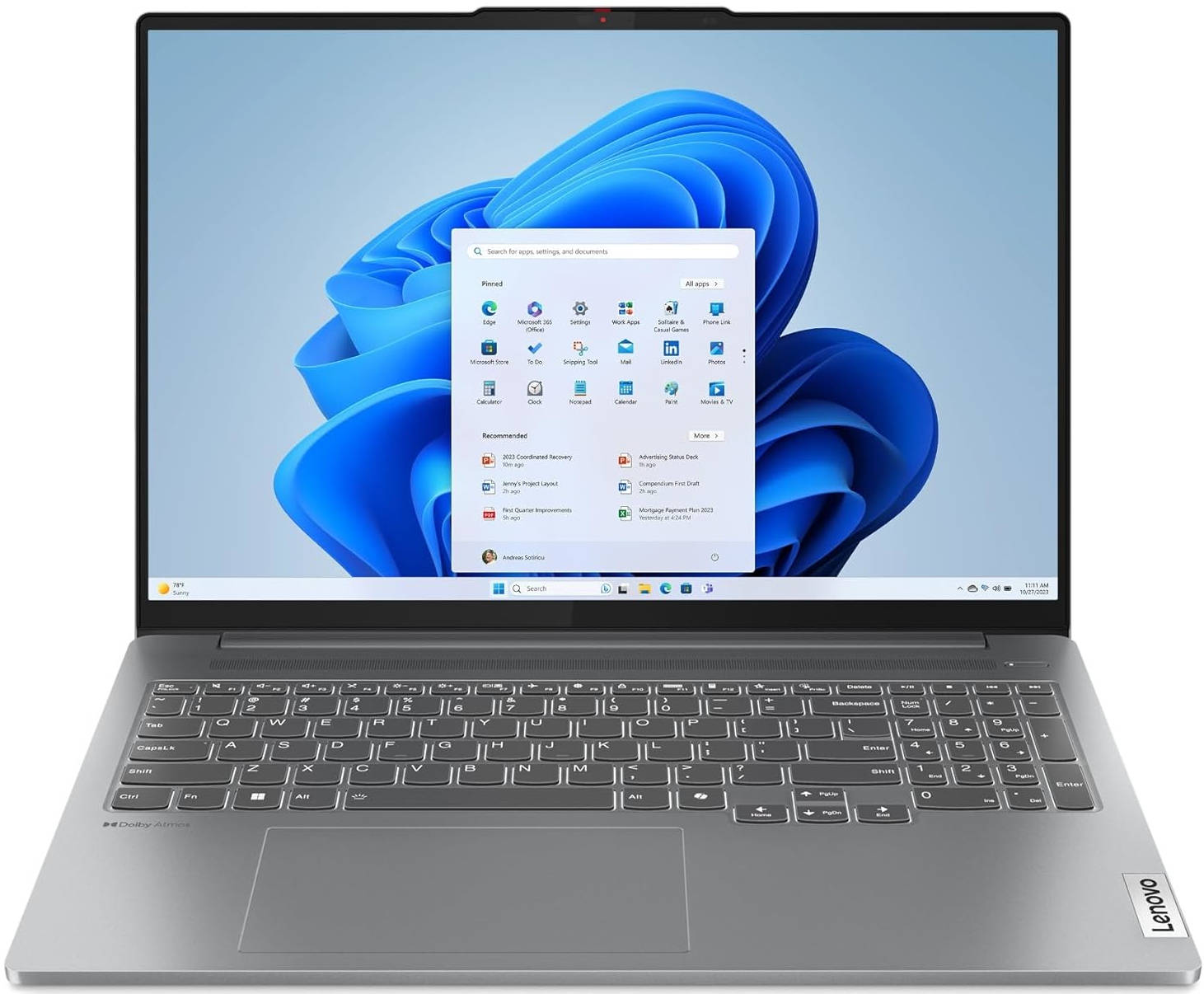 Lenovo IdeaPad Pro 5 Gen 9 (83D5000SIN) Laptop (AMD Octa Core Ryzen 7/16 GB/1 TB SSD/Windows 11/6 GB)