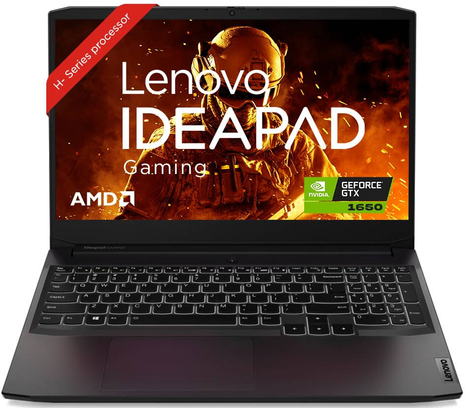 Lenovo Ideapad Gaming 3 (82K2025MIN) Laptop (AMD Hexa Core Ryzen 5/16 GB/512 GB SSD/Windows 11/4 GB)
