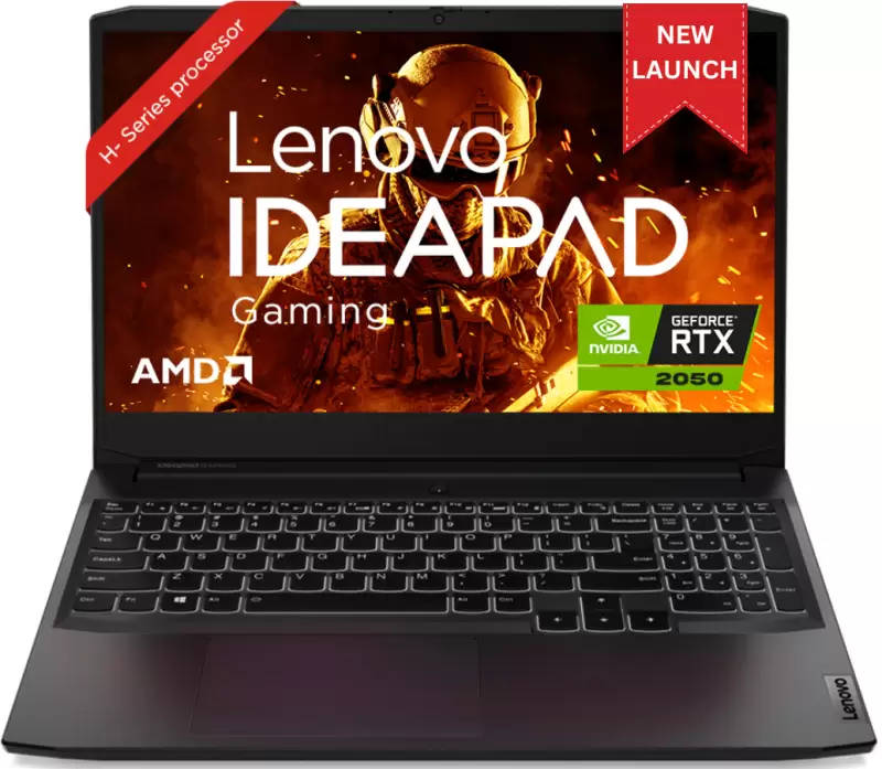Lenovo Ideapad Gaming 3 (82K2028AIN) Laptop (AMD Quad Core Ryzen 5/8 GB/512 GB SSD/Windows 11/4 GB)