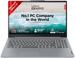 Lenovo IdeaPad Slim 3 15ABR8 (82XM0118IN) Laptop (AMD Hexa Core Ryzen 5/16 GB/512 GB SSD/Windows 11)