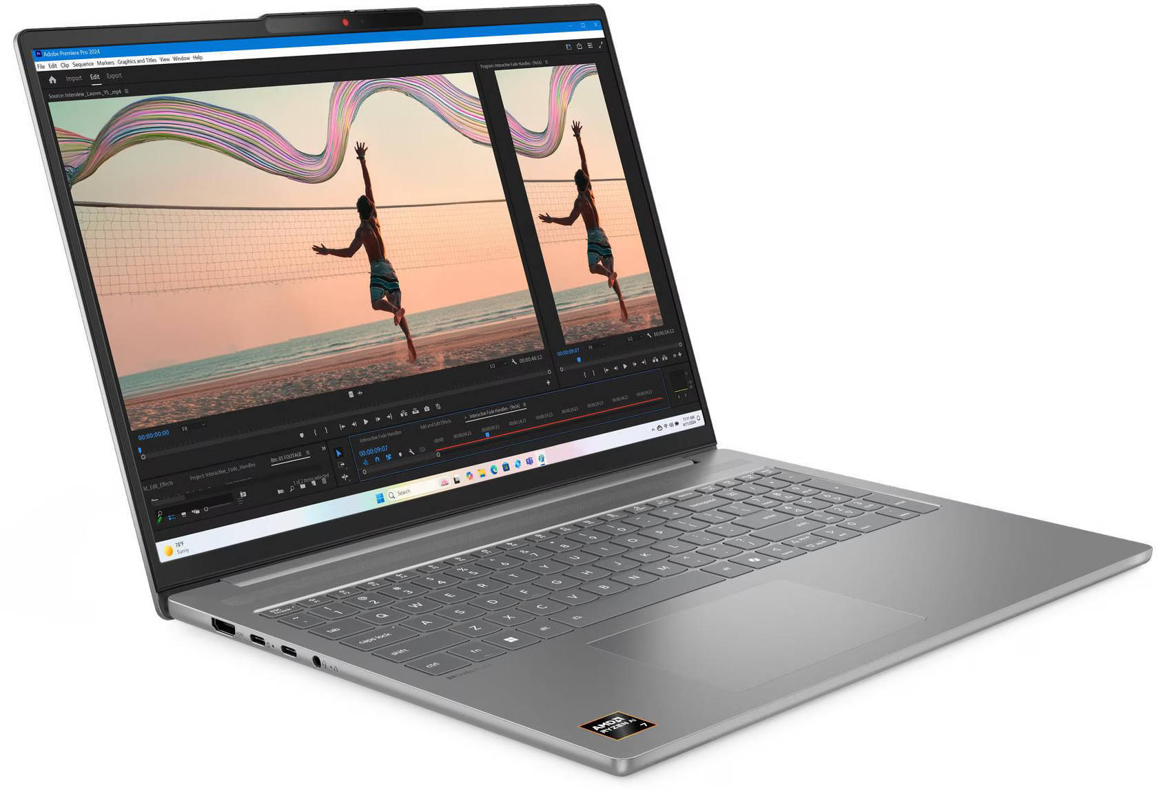 Lenovo IdeaPad Slim 5 16AKP10 (83HY007FIN) Laptop (AMD Octa Core Ryzen AI 7/32 GB/1 TB SSD/Windows 11)