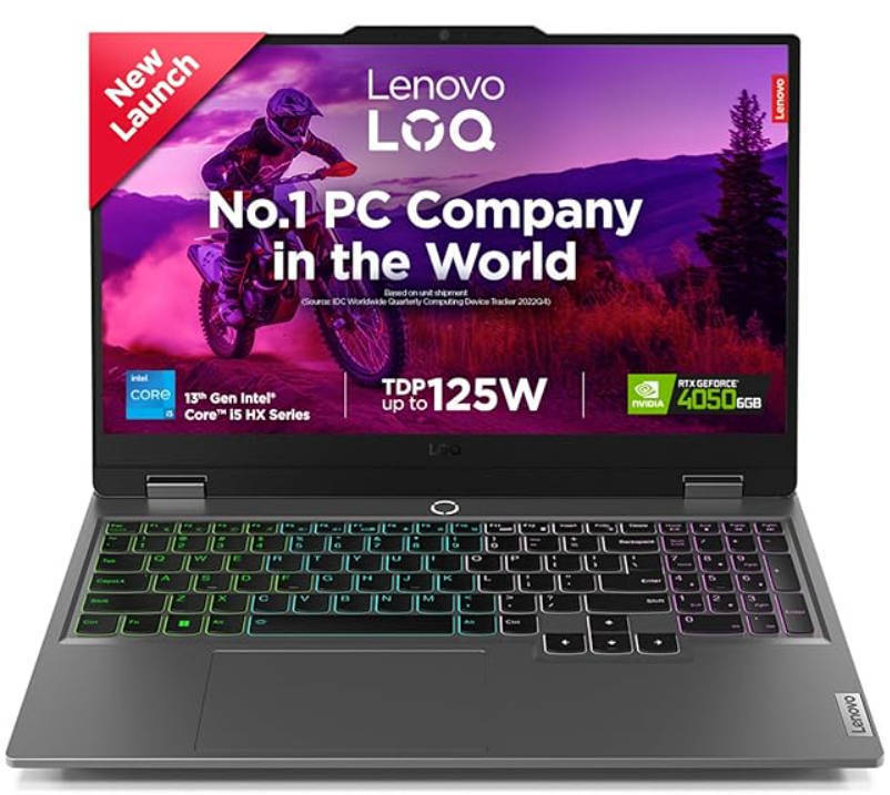 Lenovo LOQ 15IRX9 (83DV01A4IN) Laptop (Core i5 13th Gen/16 GB/512 GB SSD/Windows 11/4 GB)