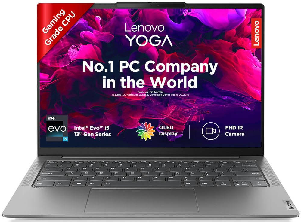 Lenovo Yoga Slim 6 14IRH8 (83E00004IN) Laptop (Core i5 13th Gen/16 GB/512 GB SSD/Windows 11)