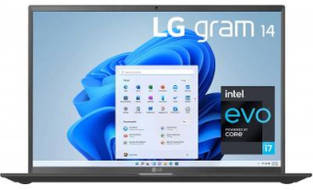 LG gram 14Z90P-G.AH85A2 Intel Evo Laptop (Core i7 11th Gen/16 GB/512 GB SSD/Windows 11)
