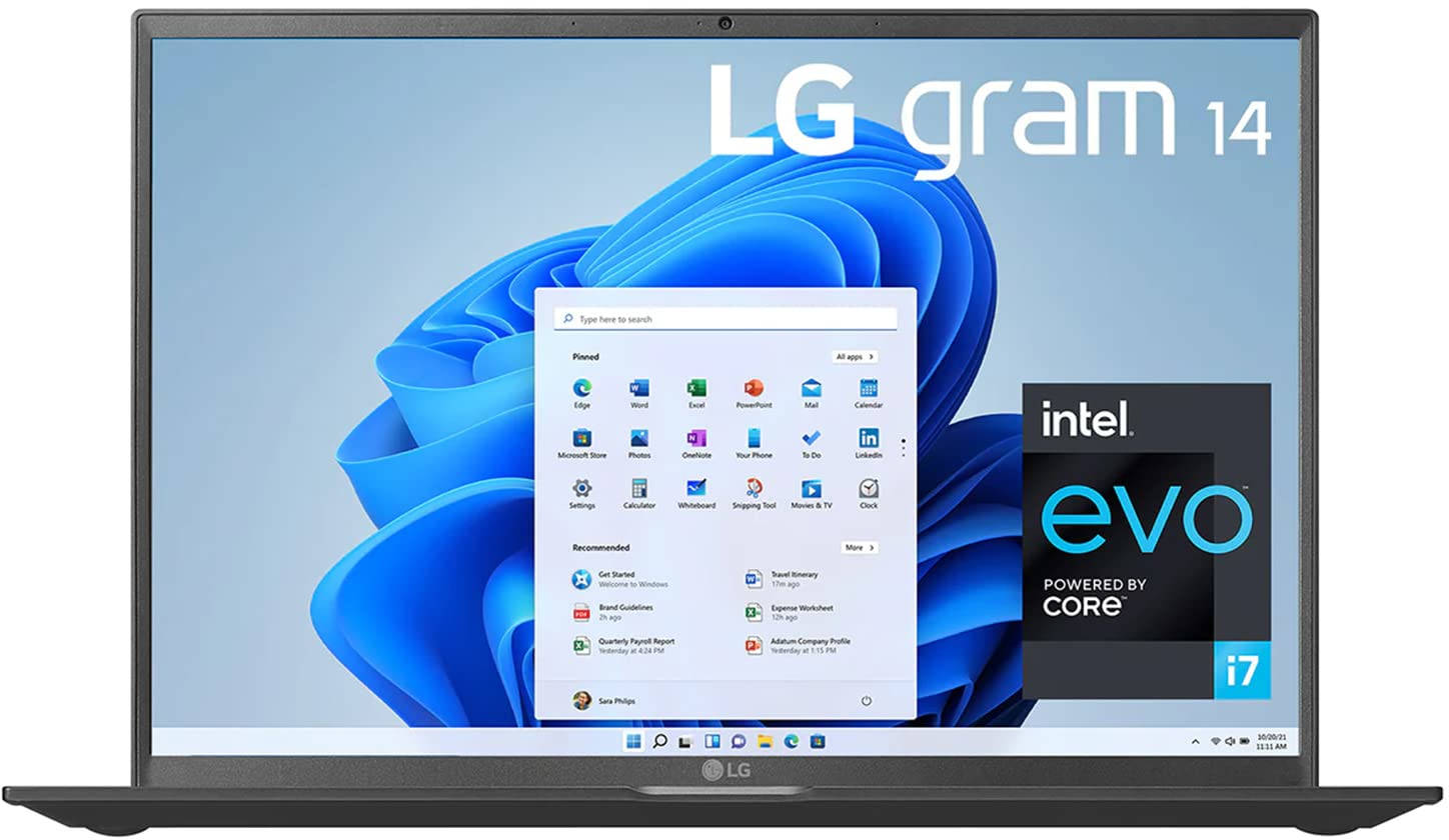 LG gram 14Z90P-G.AH85A2 Intel Evo Laptop (Core i7 11th Gen/16 GB/512 GB SSD/Windows 11)