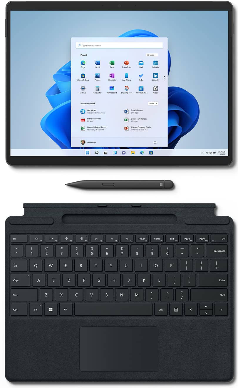 Microsoft Surface Pro 8 Intel Evo (8PQ-00029) Laptop (Core i5 11th Gen/8 GB/256 GB SSD/Windows 11)