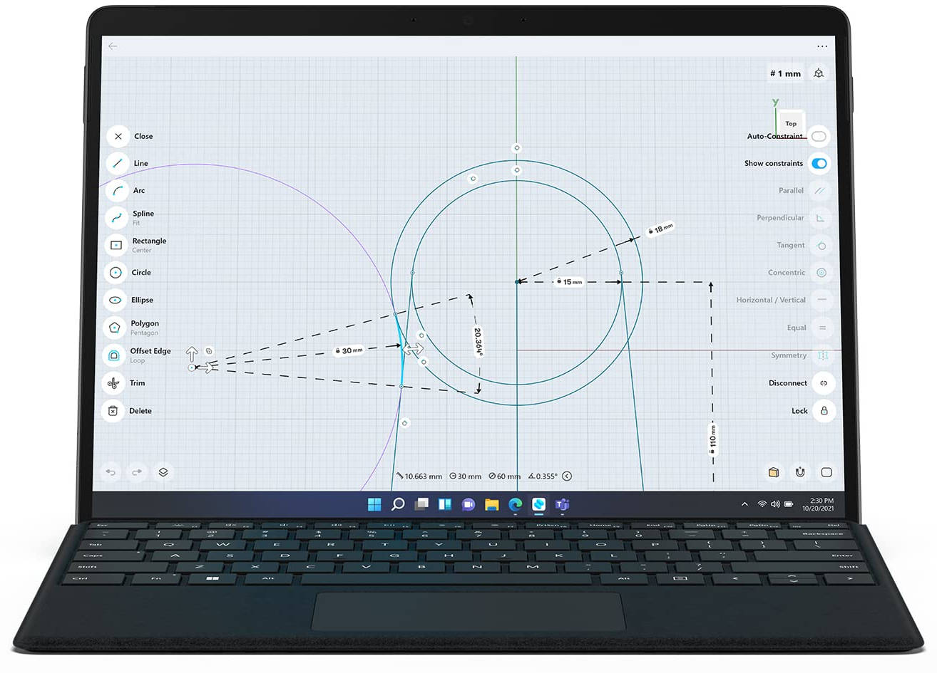 Microsoft Surface Pro 8 Intel Evo (8PV-00029) Laptop (Core i7 11th Gen/16 GB/256 GB SSD/Windows 11)