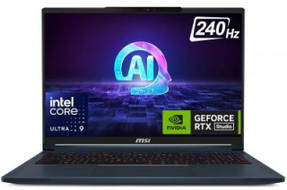 MSI Stealth 16 AI Studio A1VGG-057IN Laptop (Core Ultra 9/32 GB/2 TB SSD/Windows 11/8 GB)