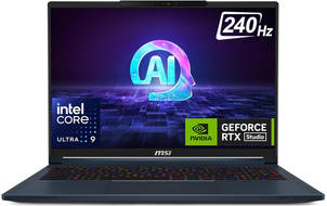 MSI Stealth 16 AI Studio A1VGG-057IN Laptop (Core Ultra 9/32 GB/2 TB SSD/Windows 11/8 GB)