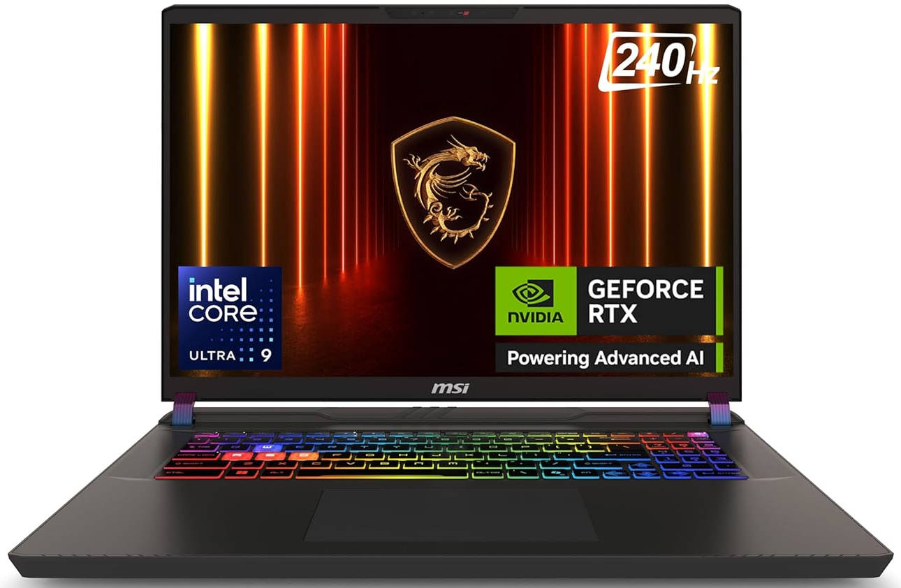MSI Vector 17 HX AI A2XWHG-085IN Laptop (Core Ultra 9  Series 2 /32 GB/2 TB SSD/Windows 11/12 GB)