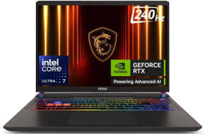MSI Vector 16 HX AI A2XWHG-227IN Laptop (Core Ultra 7  Series 2 /32 GB/1 TB SSD/Windows 11/12 GB)