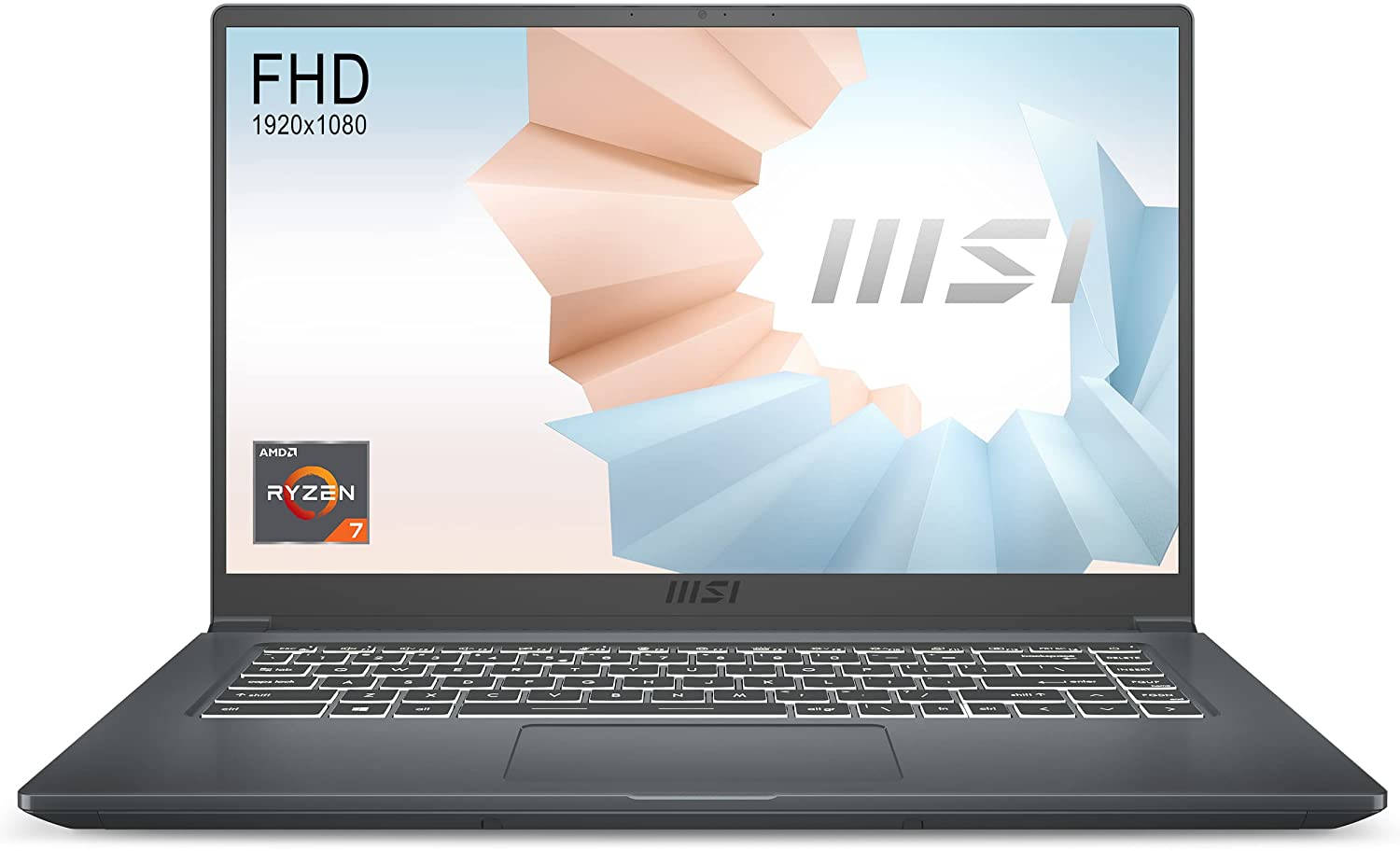 MSI Modern 15 A5M-280IN Laptop (AMD Octa Core Ryzen 7/8 GB/512 GB SSD/Windows 11)
