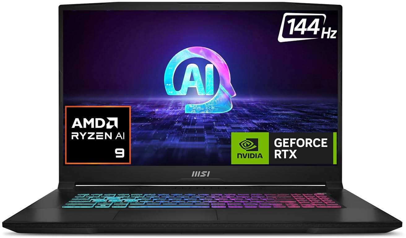 MSI Katana A17 AI B8VE-884IN Laptop (AMD Octa Core Ryzen 9/16 GB/1 TB SSD/Windows 11/6 GB)