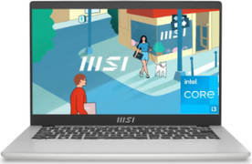 MSI Modern 14 C13M-115IN Laptop (Core i3 13th Gen/8 GB/512 GB SSD/Windows 11)