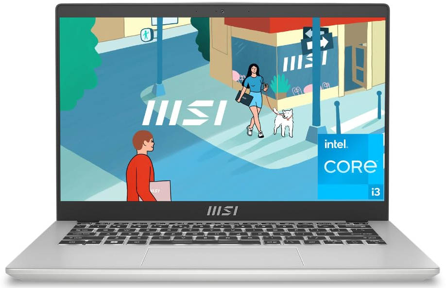 MSI Modern 14 C13M-115IN Laptop (Core i3 13th Gen/8 GB/512 GB SSD/Windows 11)