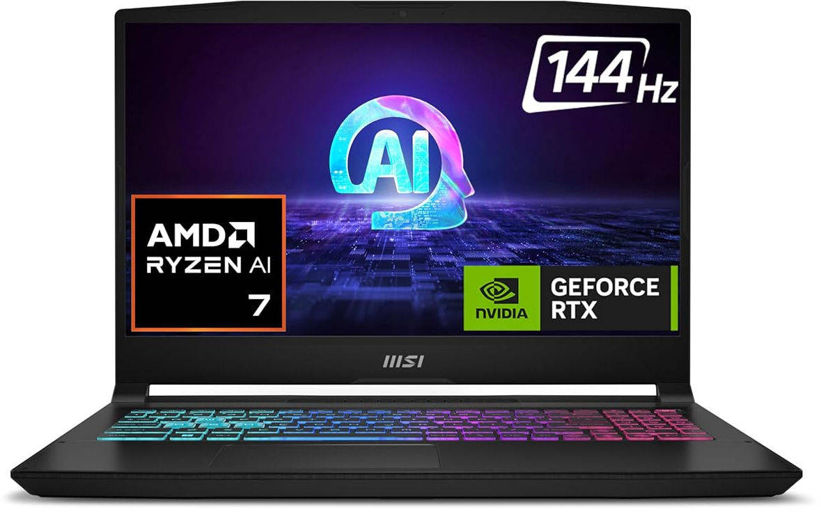 MSI Katana A15 AI B8VE-481IN Laptop (AMD Octa Core Ryzen 7/16 GB/512 GB SSD/Windows 11/6 GB)