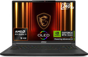 MSI Stealth A16 AI Plus A3XWHG-049IN Laptop (AMD Ryzen AI 9 HX/32 GB/2 TB SSD/Windows 11/12 GB)