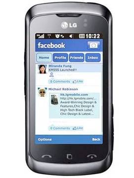 LG Shine Touch KM555