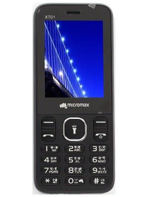 Used Micromax X701 Black Mobile 2.4 inch Display phone Dual SIM Cellphone Keypad Cell (Black)