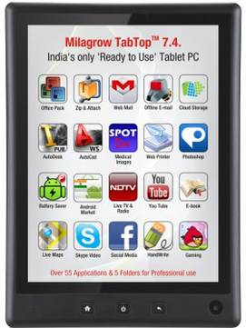 Milagrow TabTop 7.4 MGPT04 16GB WiFi and 3G