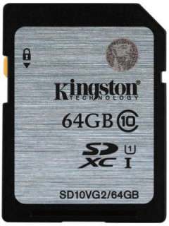 Kingston 64GB MicroSDXC Class 10 SD10VG2/64GB Price