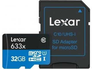 Lexar 32GB MicroSDHC Class 10 LSDMI32GBBNL633A Price