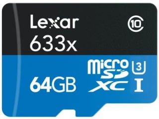 Lexar 64GB MicroSDXC Class 10 LSDMI64GBBNL633R Price