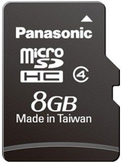 Panasonic 8GB MicroSDHC Class 4 RP-SMFB08GAK Price