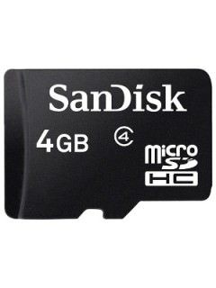 Sandisk 4GB MicroSDHC Class 4 SDSDQ-004G Price