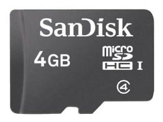 Sandisk 4GB MicroSDHC Class 4 SDSDQM-004G-B35 Price