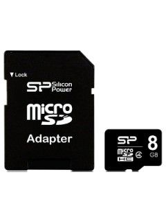 Silicon Power 8GB MicroSDHC Class 4 SP008GBSTH004V10-SP Price