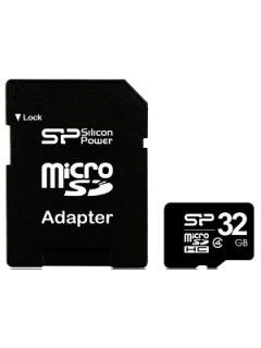Silicon Power 32GB MicroSDHC Class 4 SP032GBSTH004V10-SP Price