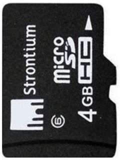 Strontium 4GB MicroSDHC Class 6 SR4GTFC6R Price