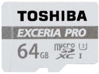 Toshiba 64GB MicroSDXC Class 10 Exceria Pro THN-M401S0640E2 Price