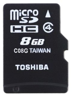 Toshiba 8GB MicroSD Class 4 SD-C08GJ Price