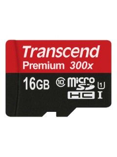 Transcend 16GB MicroSDHC Class 10 TS16GUSDCU1 Price