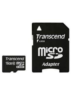 Transcend 16GB MicroSDHC Class 10 TS16GUSDHC10 Price