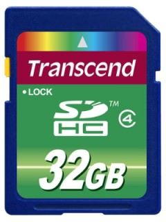 Transcend 32GB SD Class 4 TS32GSDHC4 Price