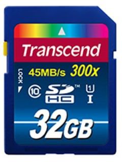 Transcend 32GB MicroSDHC Class 10 TS32GSDU1 Price