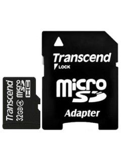 Transcend 32GB MicroSDHC Class 4 TS32GUSDHC4 Price