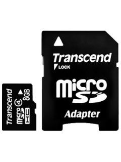 Transcend 8GB MicroSDHC Class 4 TS8GUSDHC4 Price