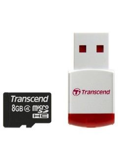 Transcend 8GB MicroSDHC Class 4 TS8GUSDHC4-P3 Price