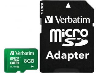 Verbatim 8GB MicroSDHC Class 10 44042 Price